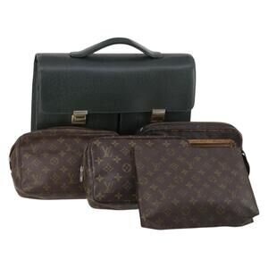 Louis Vuitton Taiga Bag 5Set Green Lv #348882L60B